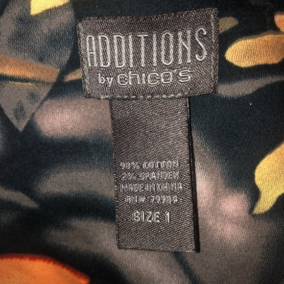 Chico's Additions Floral blouse/ jacket. Vibrant colours , preloved - Picture 6 of 7